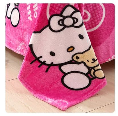 新品 ハローキティ 可愛い 保温 掛け布団カバー シングル 3点セット