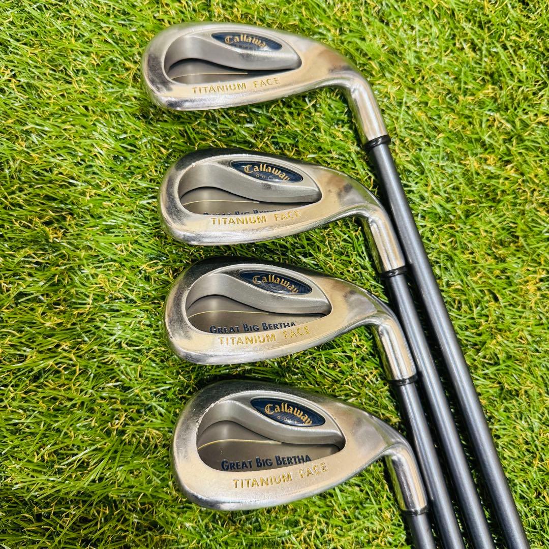 【女性用】Callaway great big bertha アイアンセット