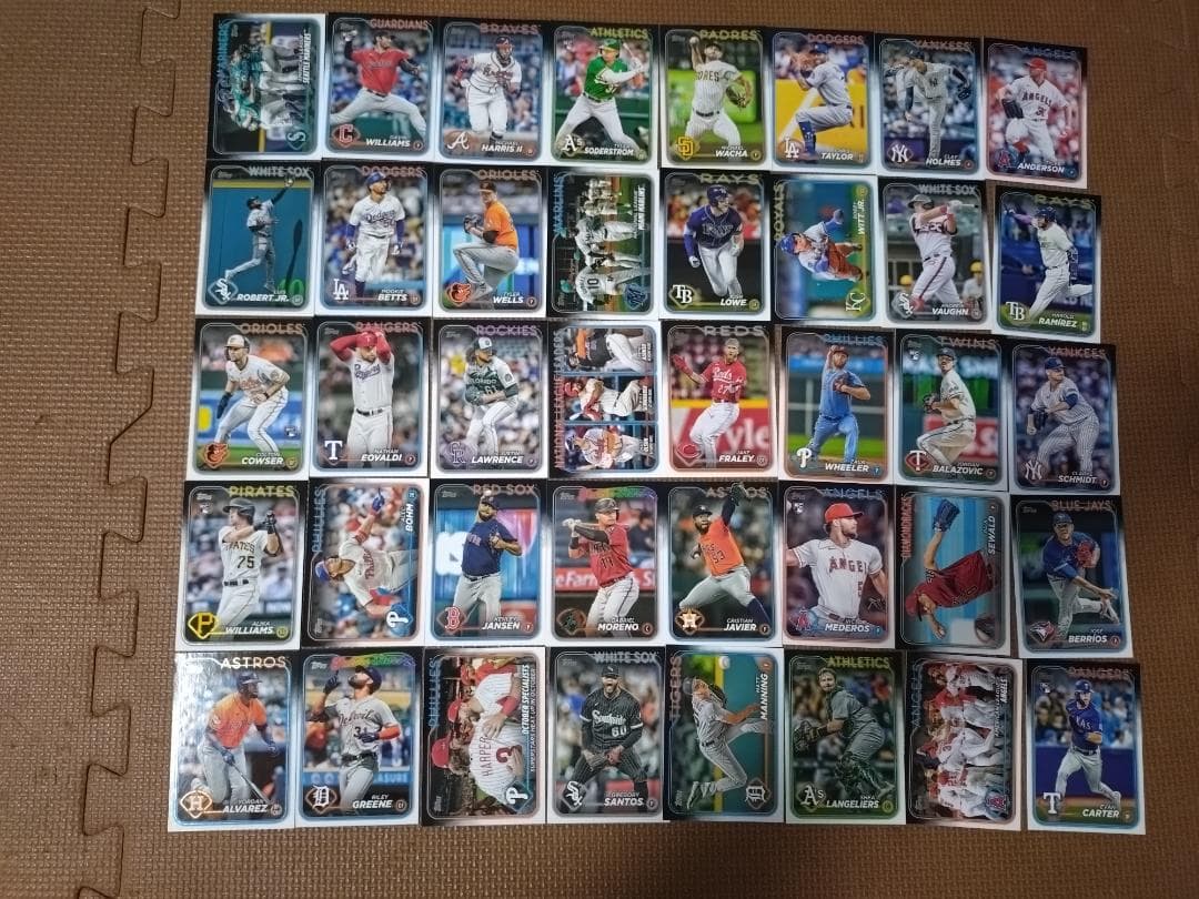 topps MLB 2024series1の350枚セット