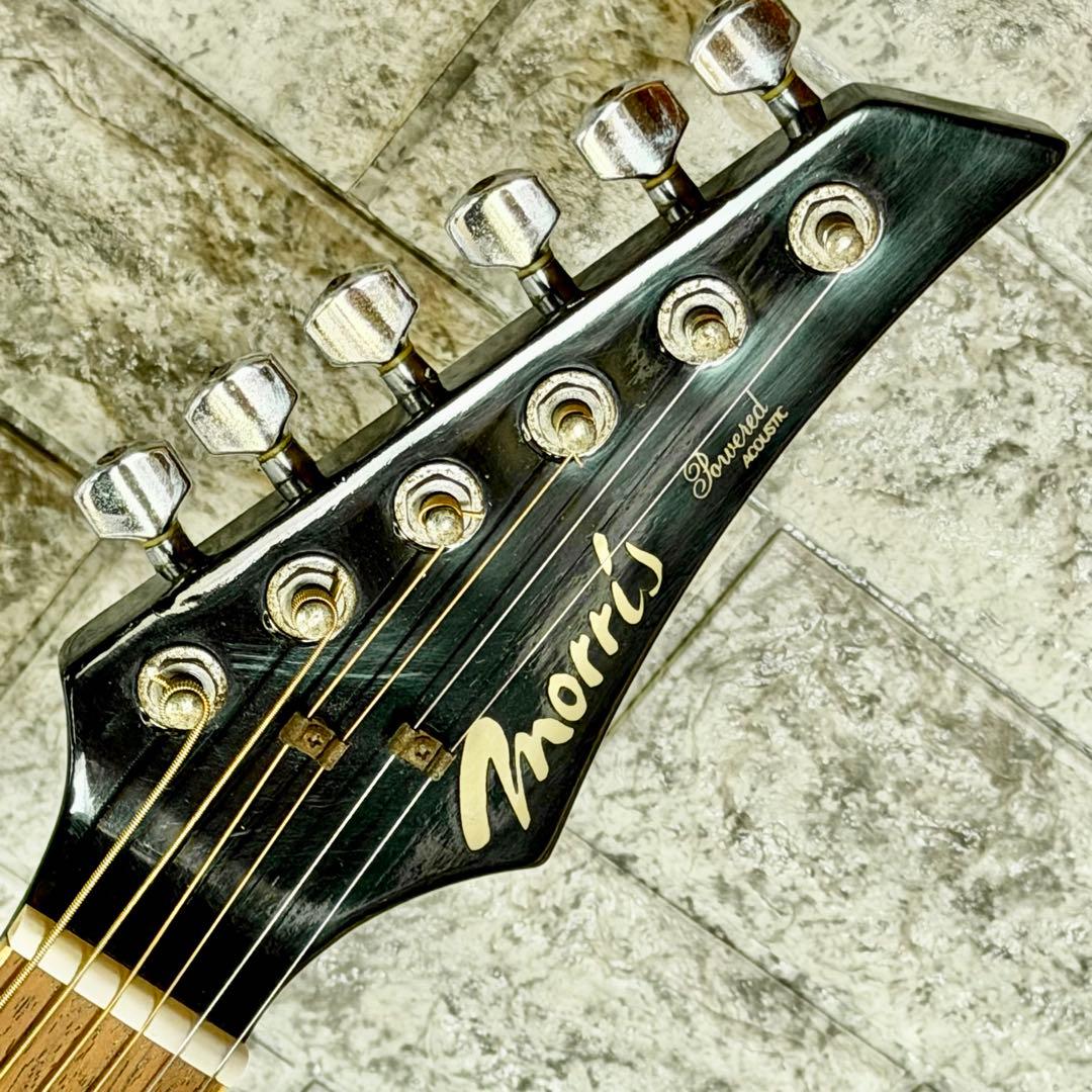 Morris「PA-60 BLK」Powered Acoustic Guitar