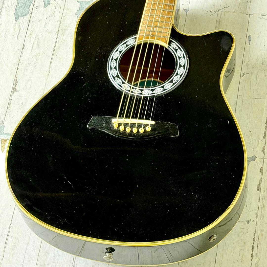 Morris「PA-60 BLK」Powered Acoustic Guitar