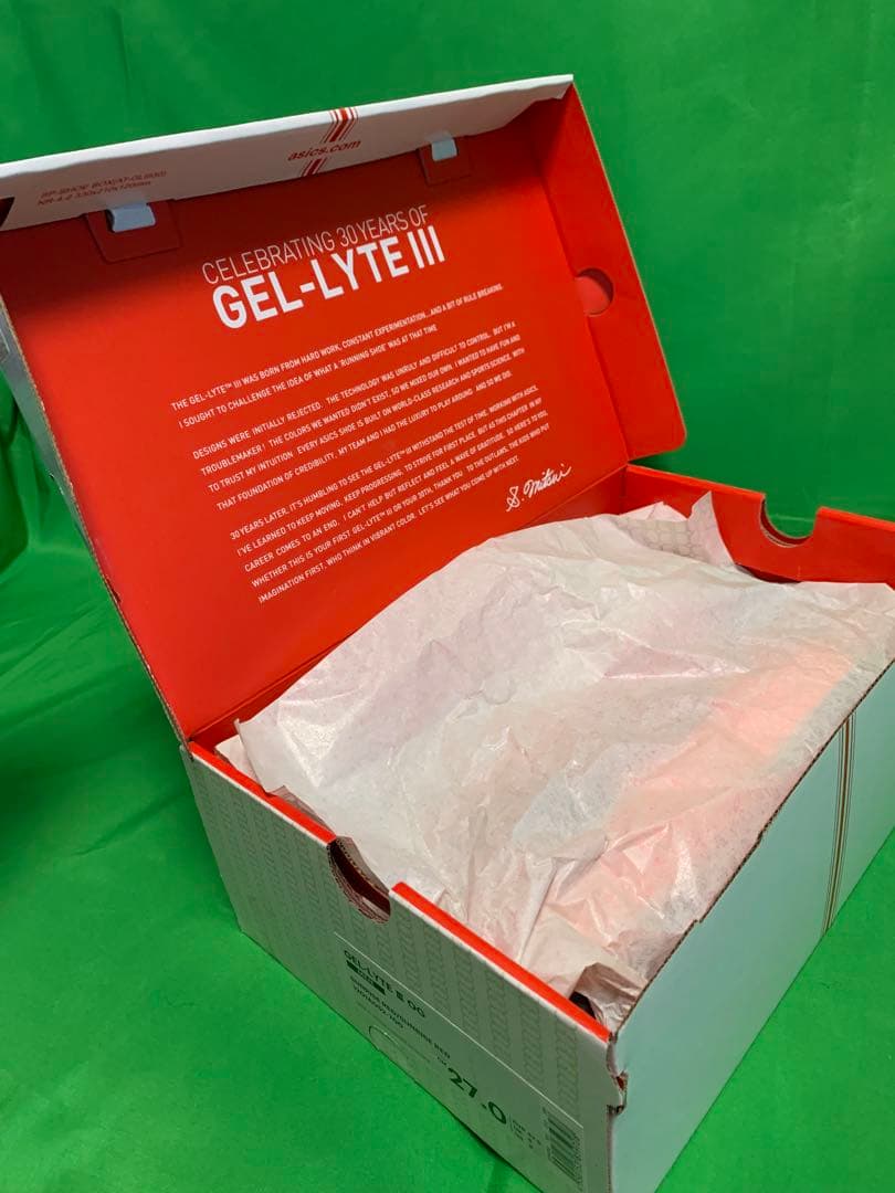 新品未使用ASICS アシックス GEL LYTE Ⅲ30周年スペシャルボックス