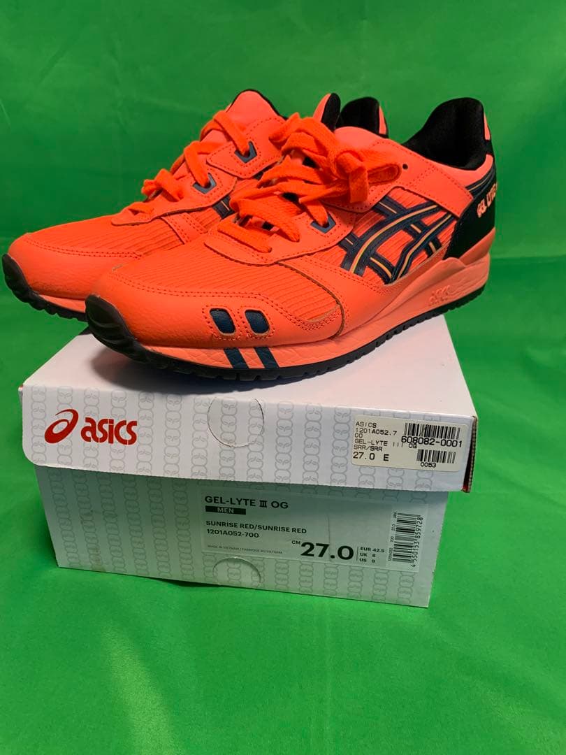 新品未使用ASICS アシックス GEL LYTE Ⅲ30周年スペシャルボックス