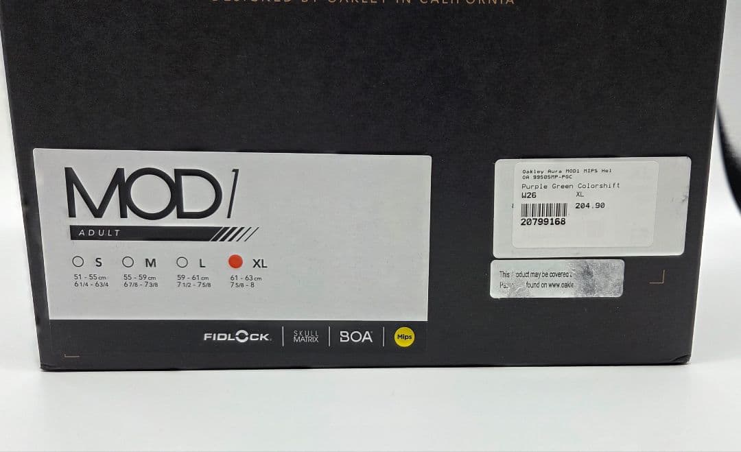 【スタンダードXL】 OAKLEY MOD1 Aura Collection