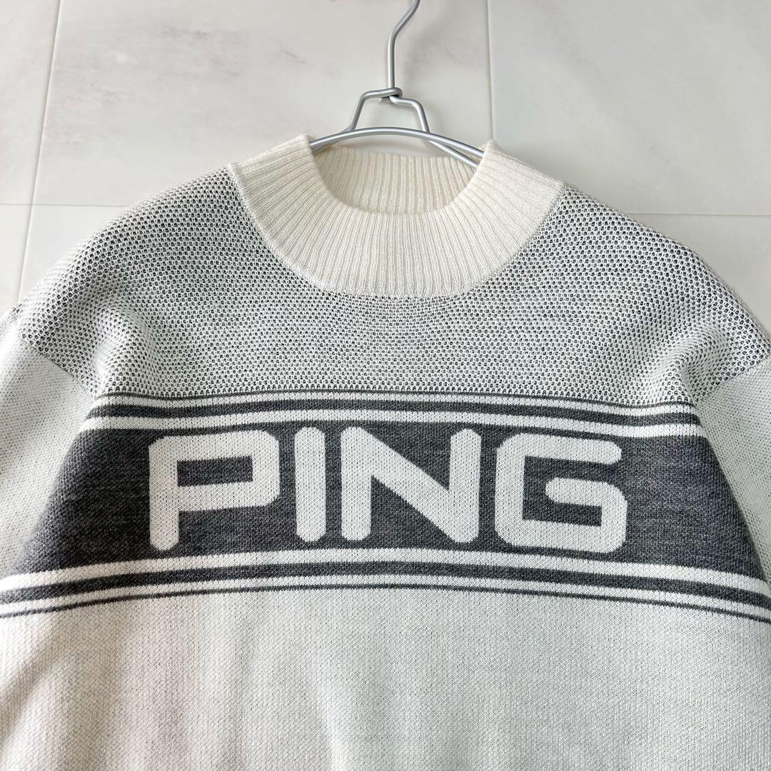 PING ピン 長袖ニットセーター ゴルフウェア スポーツ LLサイズ