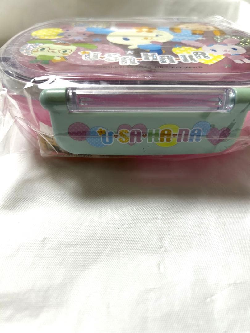 新品　希少　レア　平成　レトロ　ファンシー　ウサハナ　ランチボックス　お弁当箱