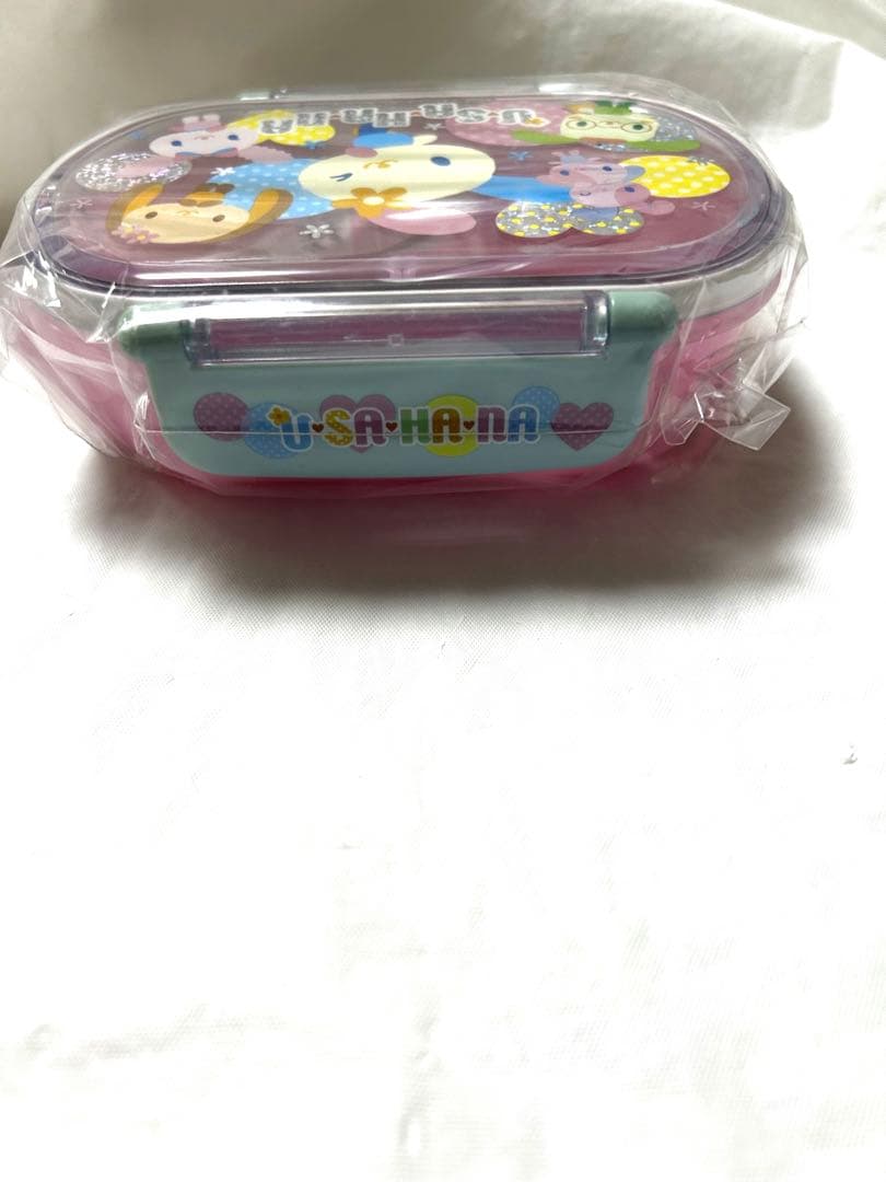 新品　希少　レア　平成　レトロ　ファンシー　ウサハナ　ランチボックス　お弁当箱