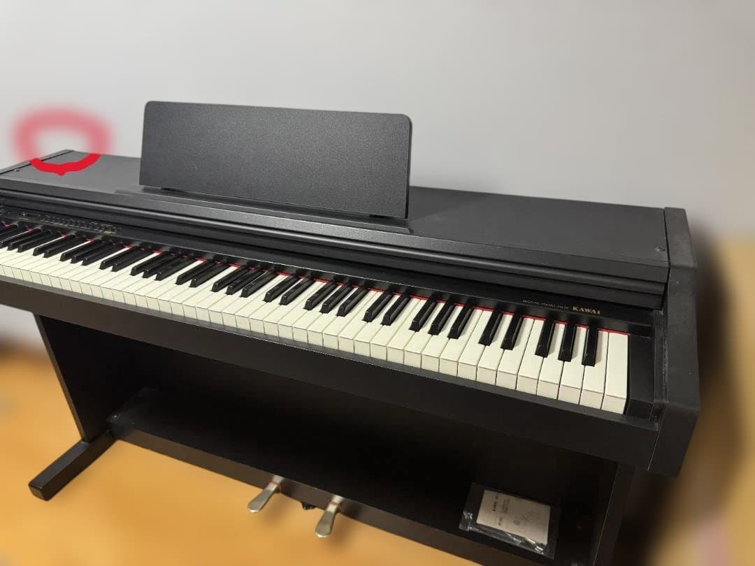完動品　KAWAI　デジタルピアノ 88鍵 ブラック　PN75
