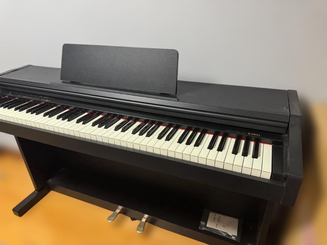 完動品　KAWAI　デジタルピアノ 88鍵 ブラック　PN75