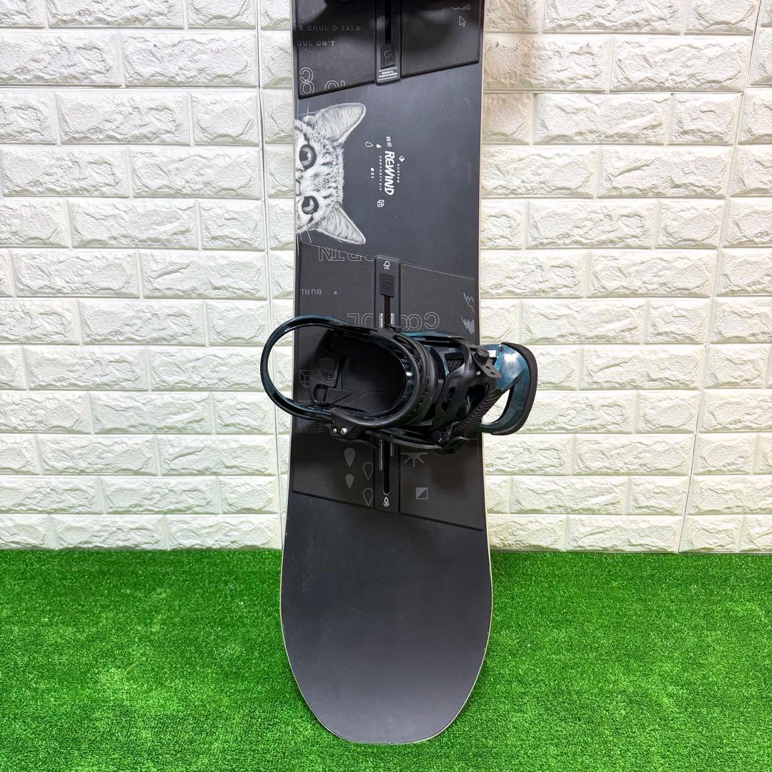 美品　Burton Rewind 146 すぐ使える　ビンディング付　グラトリ