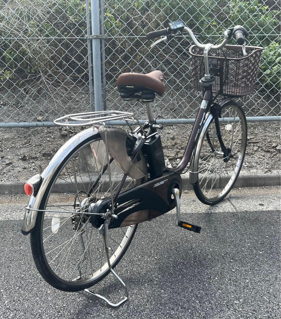 Panasonic新基準電動アシスト自転車程度の良いバッテリー付き関東圏配送可能