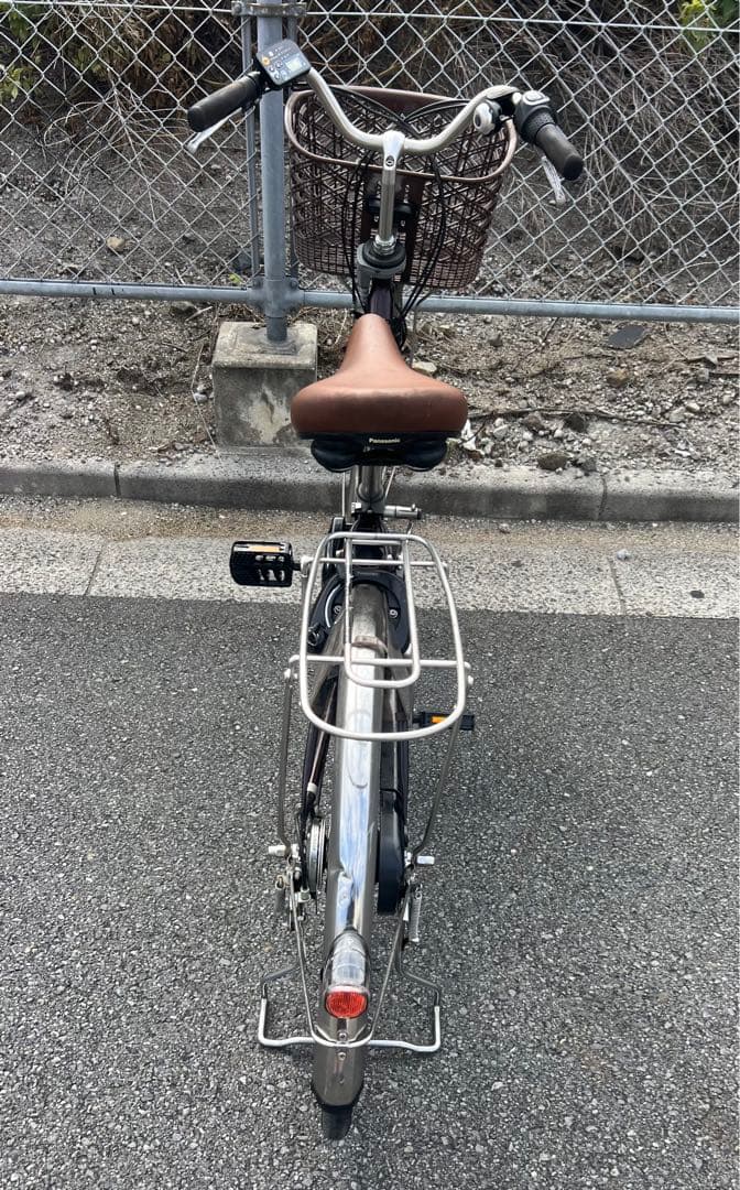 Panasonic新基準電動アシスト自転車程度の良いバッテリー付き関東圏配送可能