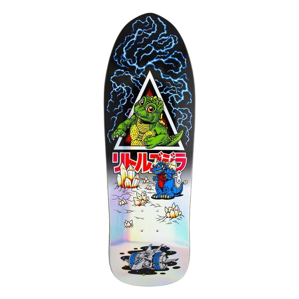 新品 サンタクルーズ×ゴジラ オールドスクールデッキ 9.89 リトルゴジラ