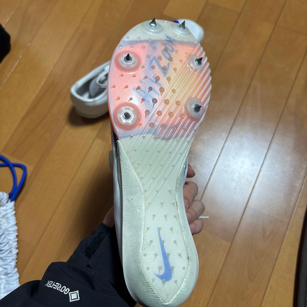 Nike Vapor スパイクシューズ ホワイト/ブルー/サイズ27.0