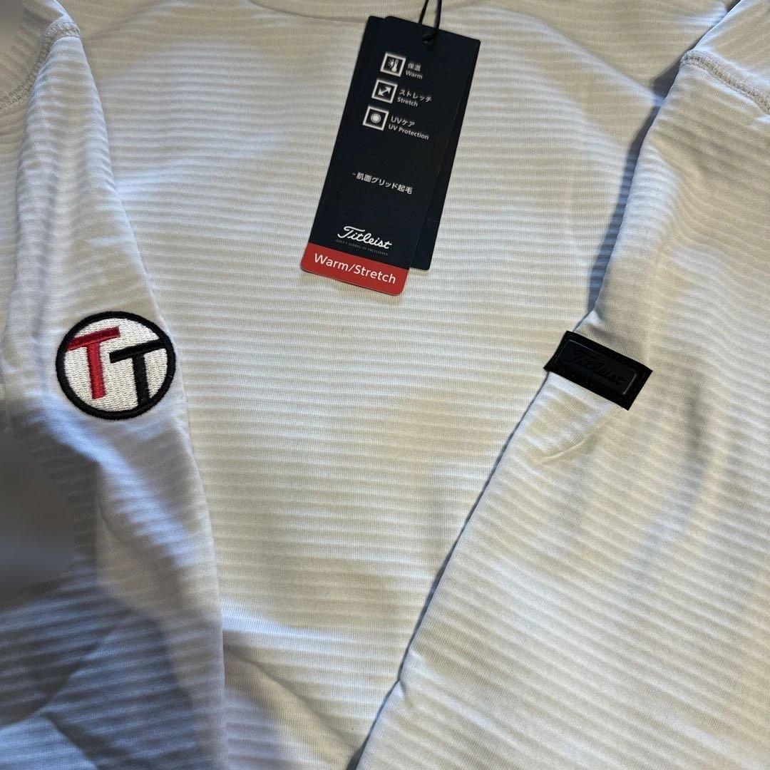 タイトリスト　Titleist メンズ ゴルフシャツ ホワイト