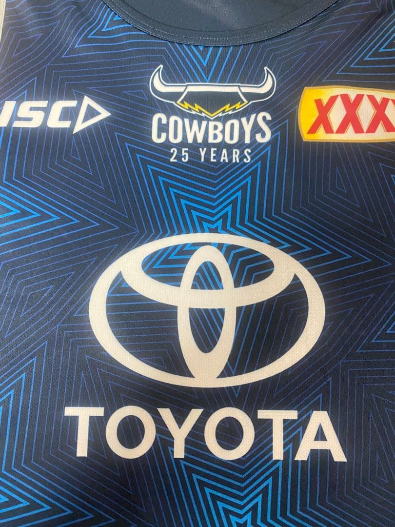 COWBOYS 25周年記念 ウォームアップウェア ラグビー ノースリーブ