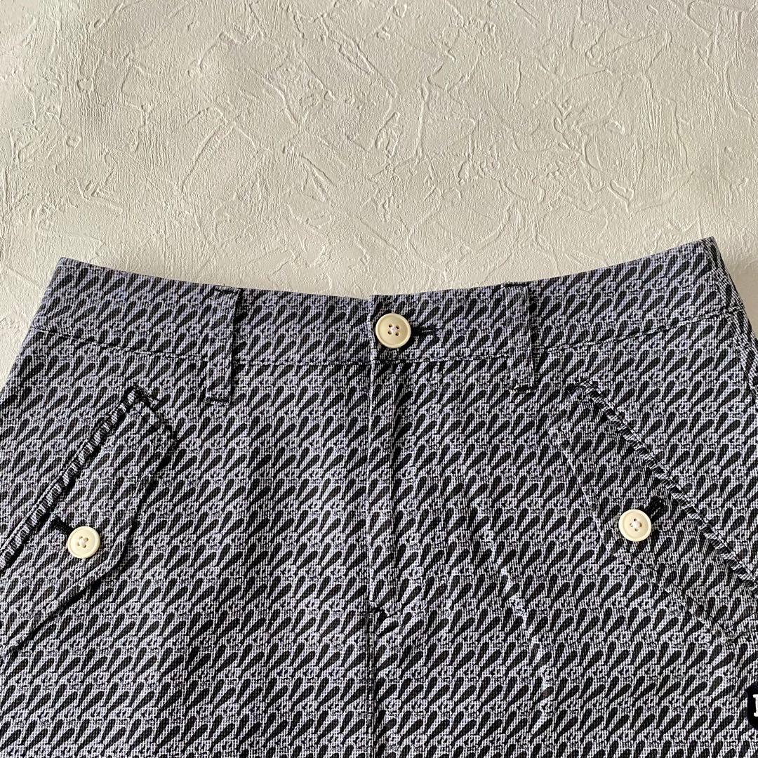 美品【パーリーゲイツ】ディズニーオズワルド総柄ストレッチスカート　サイズ00
