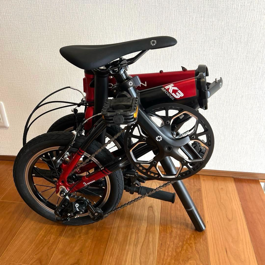 美品 DAHON k3 ダホン 折り畳み自転車 ルノー ターン n8 p10