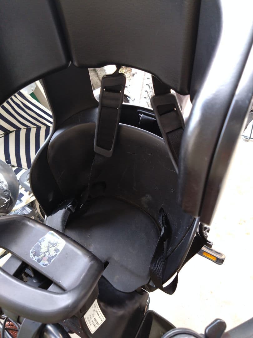 子供乗せ自転車 フィデースDX 前後チャイルドシート&レインカバー付 3人乗り