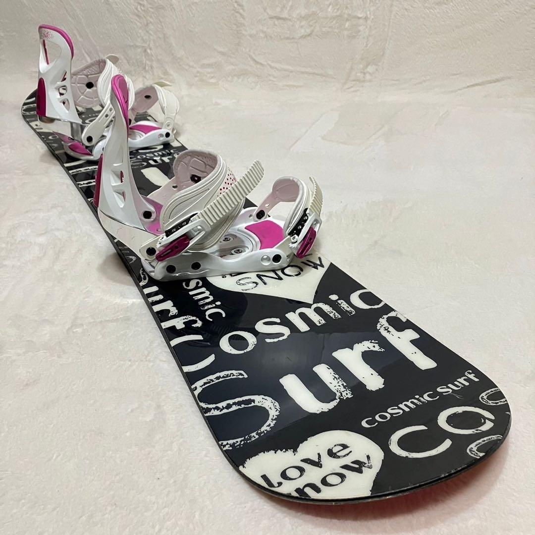 2点まとめ Cosmic surf 144cm stella スノボ セット