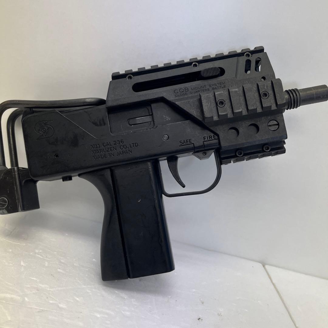 MARUZEN M11 CQB エアガン ブラック フルオート マガジン付き