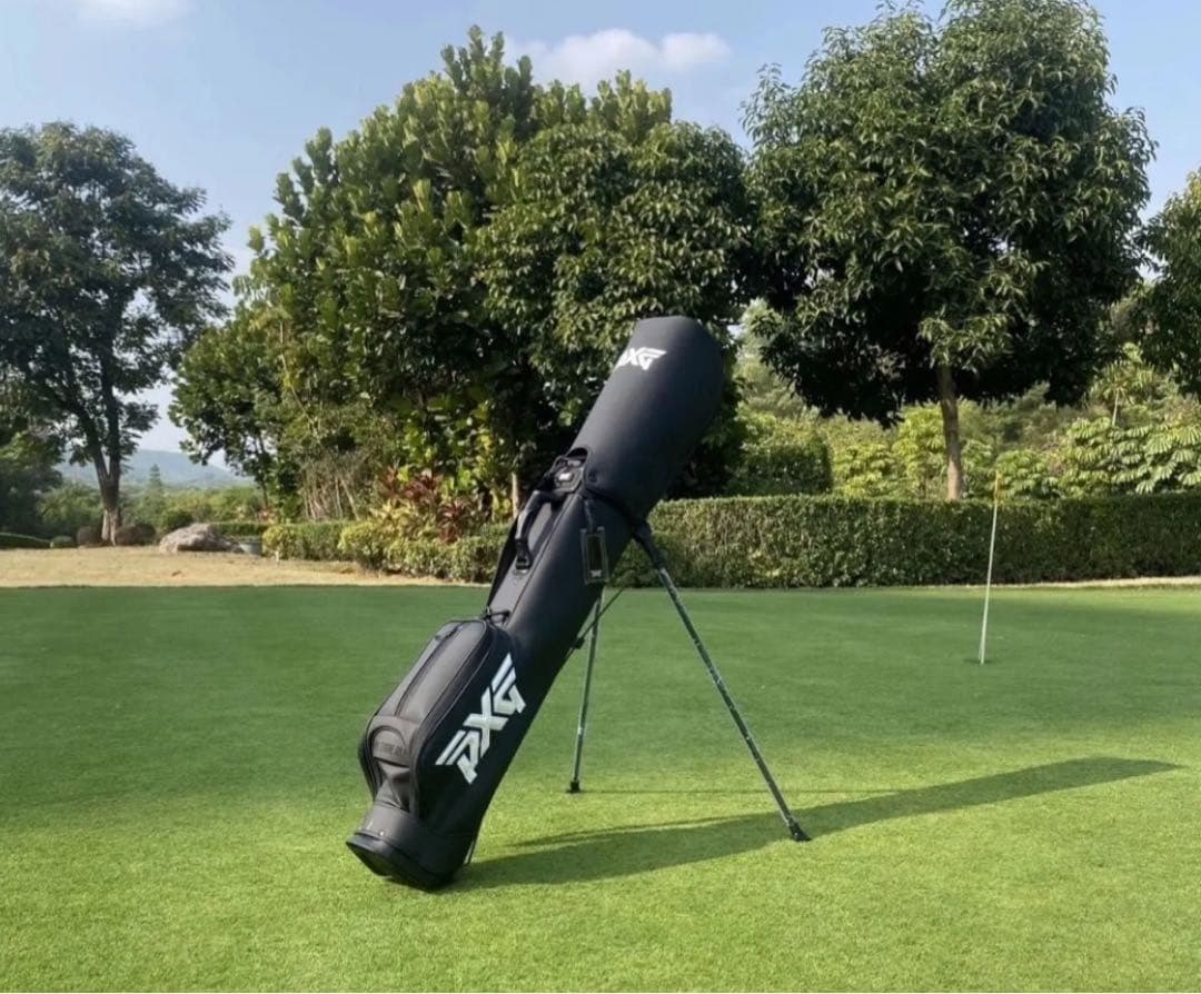 PXG ラウンドバッグ セルフスタンドバッグ ハーフキャディバッグ ブラック