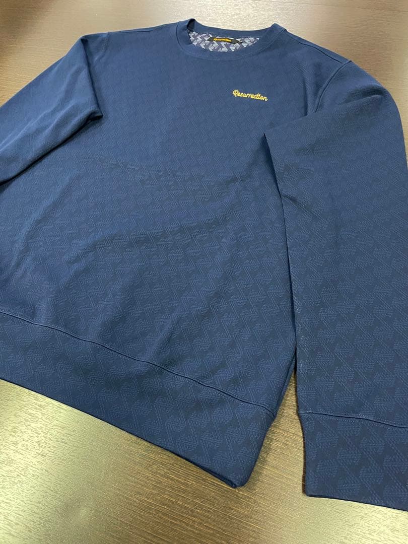 レザレクション　新品　Lサイズ ネイビー　トレーナー