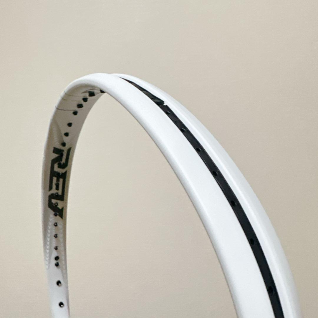 未使用級 ヨネックス ナノフォース 8V REV ホワイト UL1 ソフトテニス