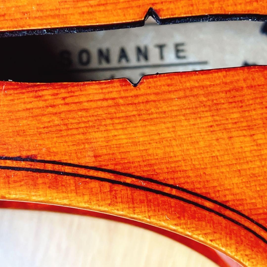 まあ美品】SONANTE 3/4 バイオリンセット 弓 ケース KUN肩当て付