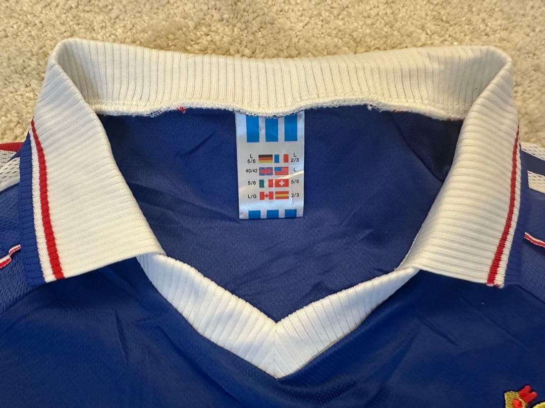 adidas フランス代表 1998年ワールドカップ シャツ　ジダン