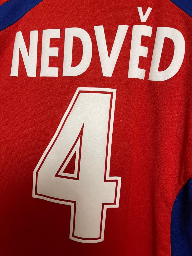 チェコ代表 2000 H XL ネドベド 4 正規品 NEDVED ユニフォーム