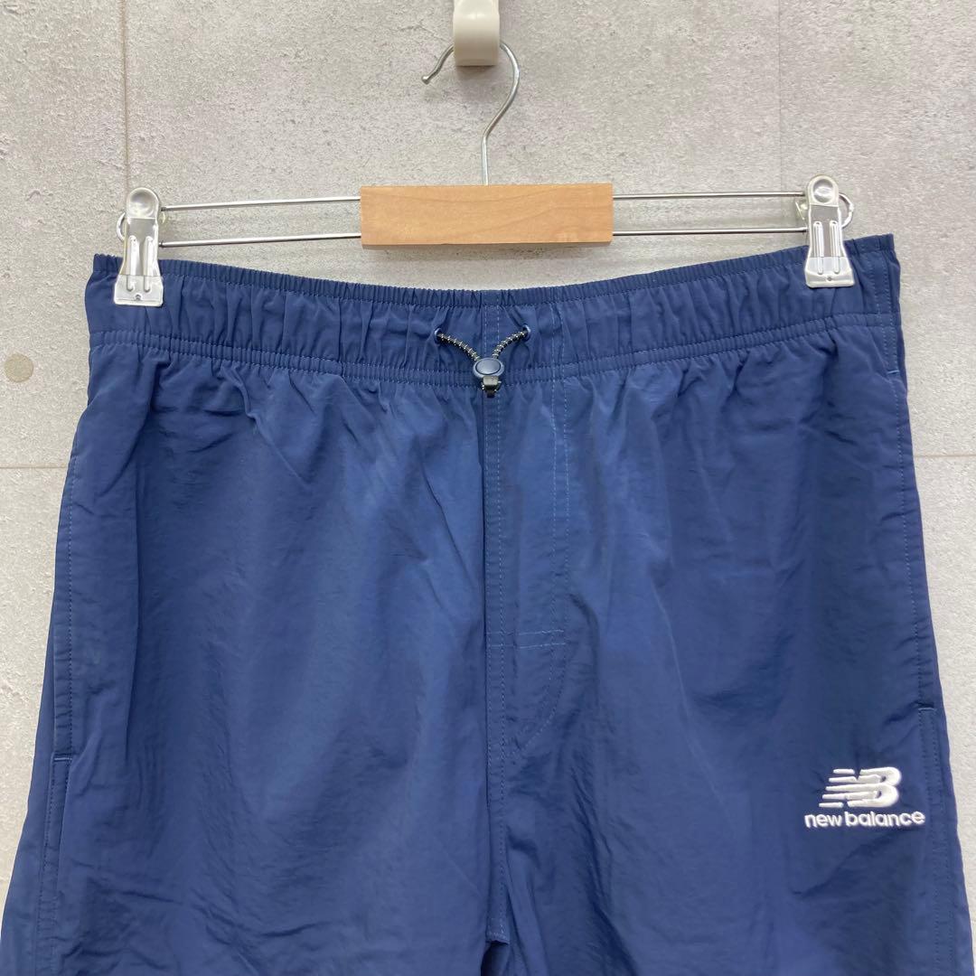 new balance ニューバランス トレーニング パンツ ナイロン 紺 XL