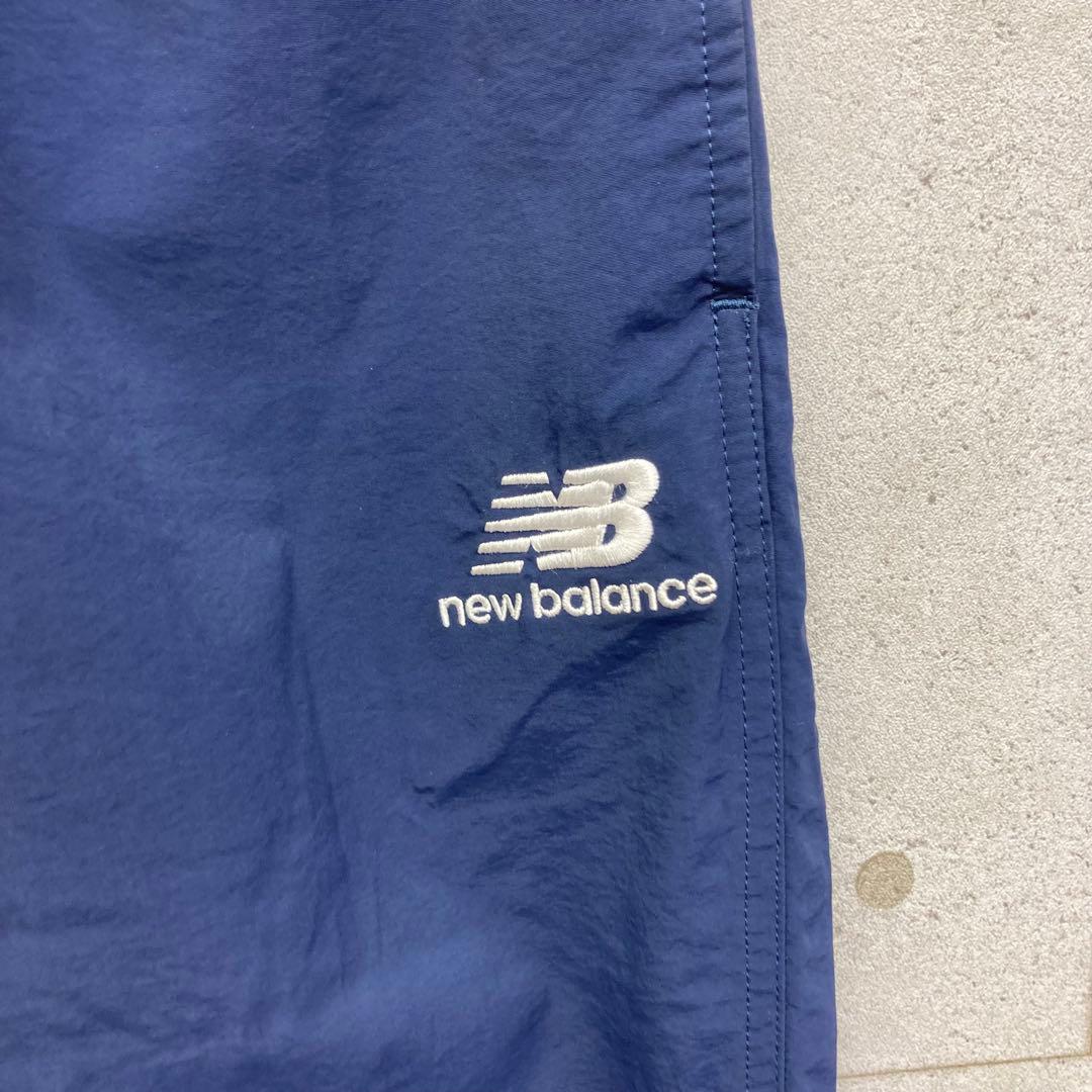 new balance ニューバランス トレーニング パンツ ナイロン 紺 XL