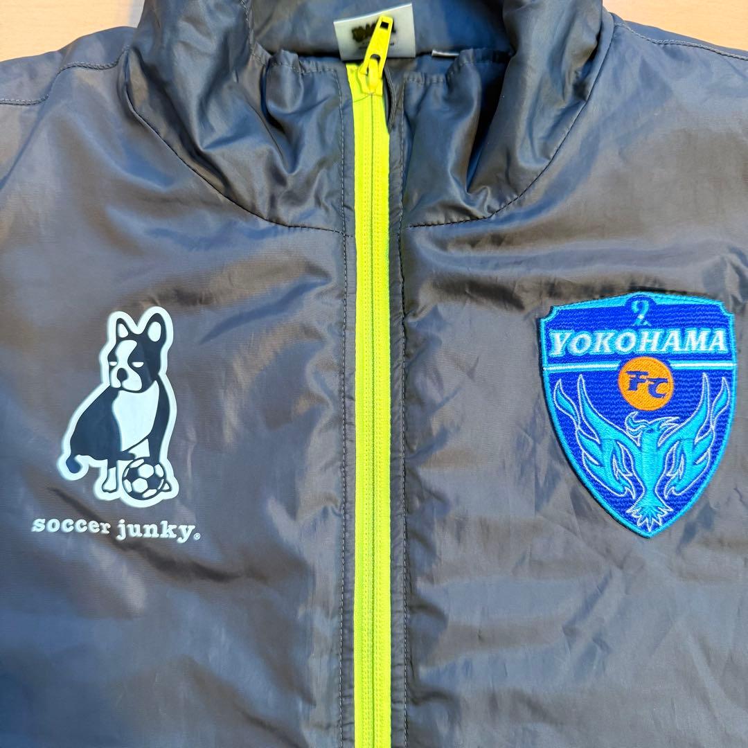 横浜FC　Mサイズ　ジャケット　ピステ　ジャージ　支給品　サッカーウェア