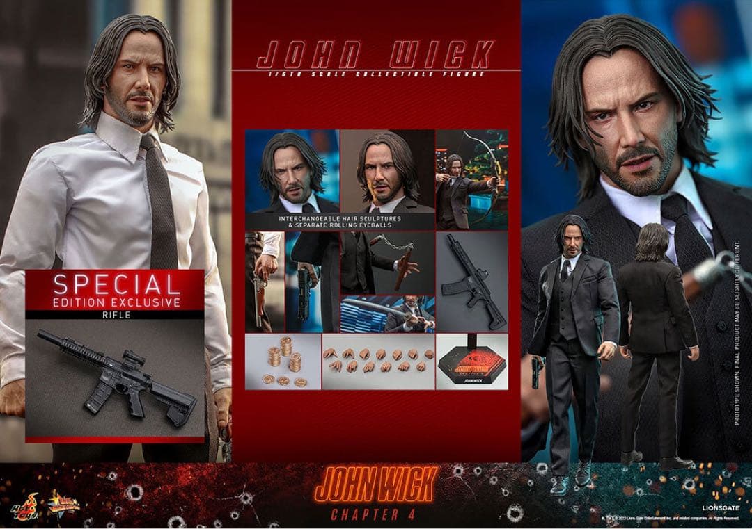 ジョンウィック　コンセクエンス　1/6 フィギュア　ホットトイズ