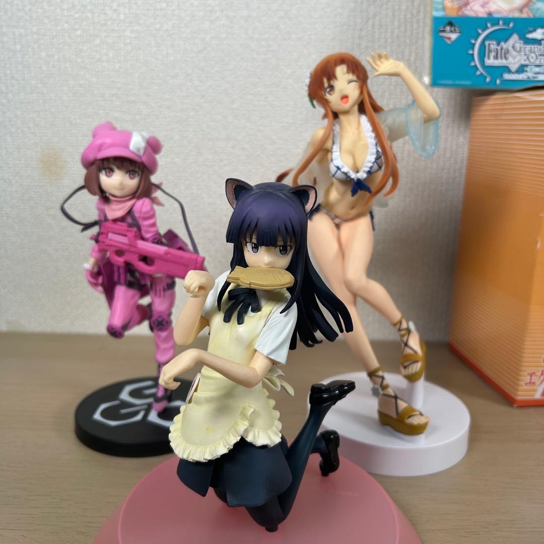 ソードアート とある科学 玉藻の前 転スラ等フィギュア チャーム まとめB291