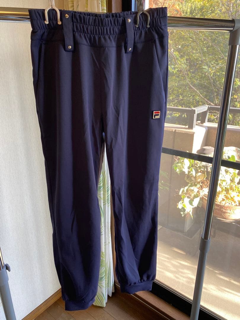 FILA ネイビー ロングパンツ