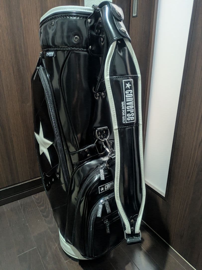 【新品未使用】CONVERSE GOLF ワンスターキャディバッグ 黒