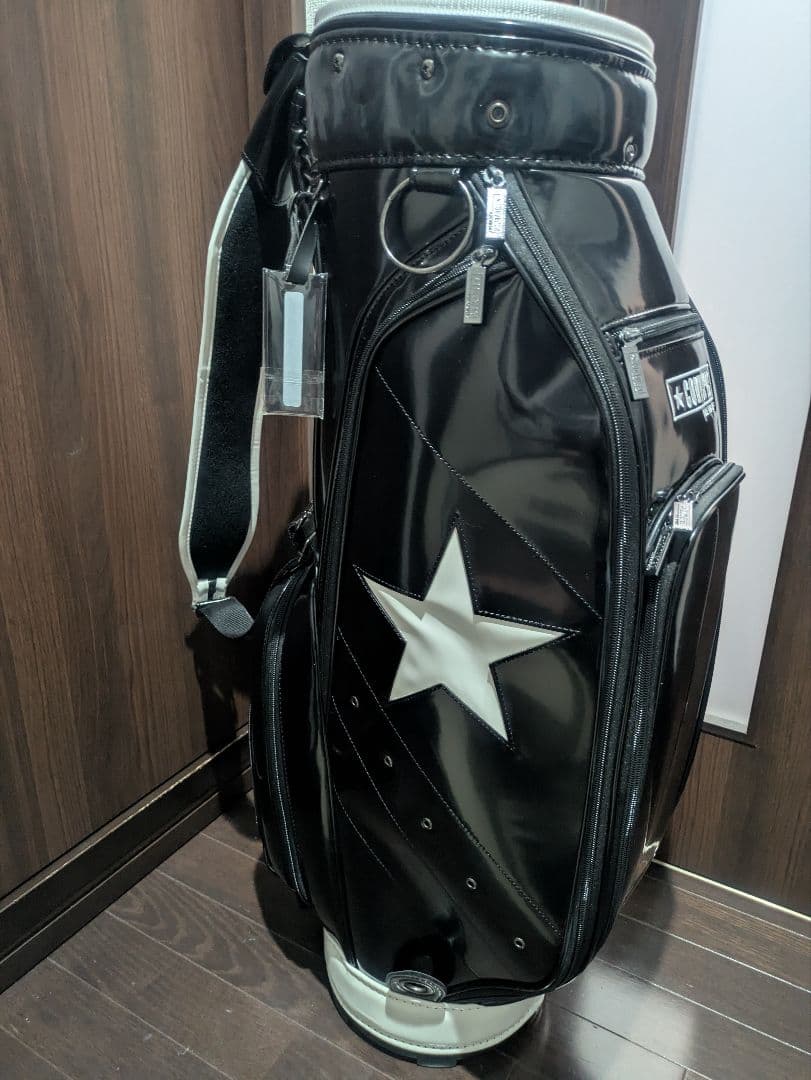 【新品未使用】CONVERSE GOLF ワンスターキャディバッグ 黒