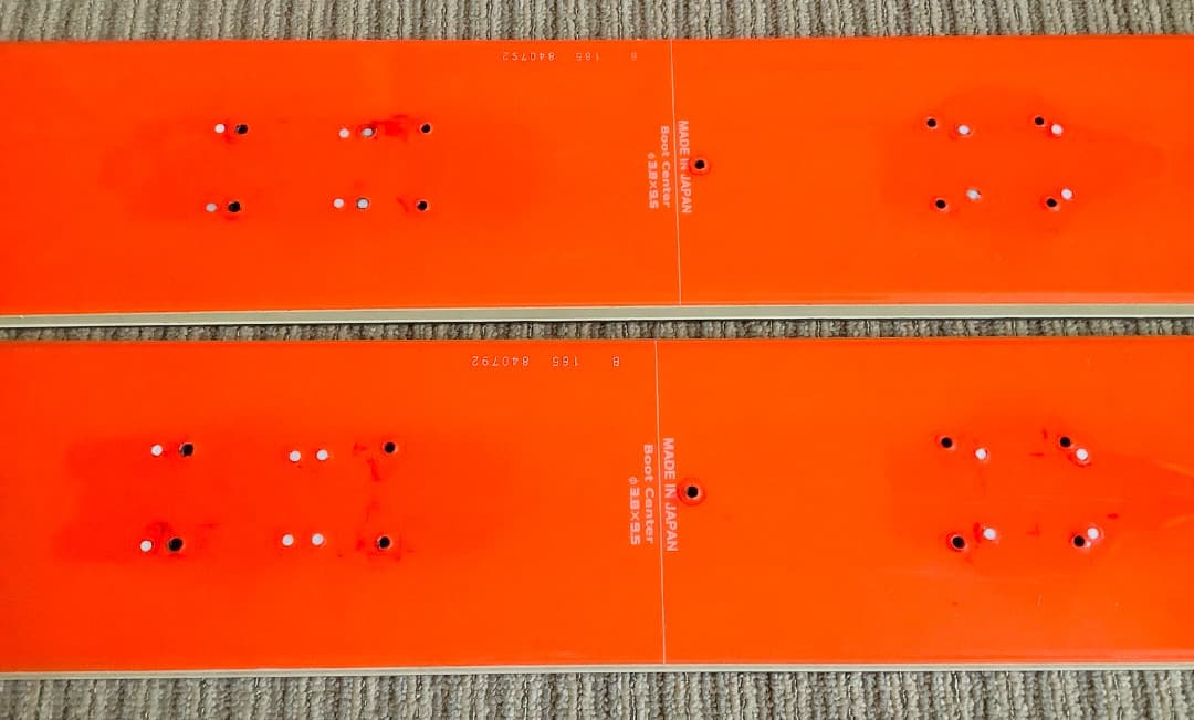 Vector glide butterknife スキー板 オレンジ