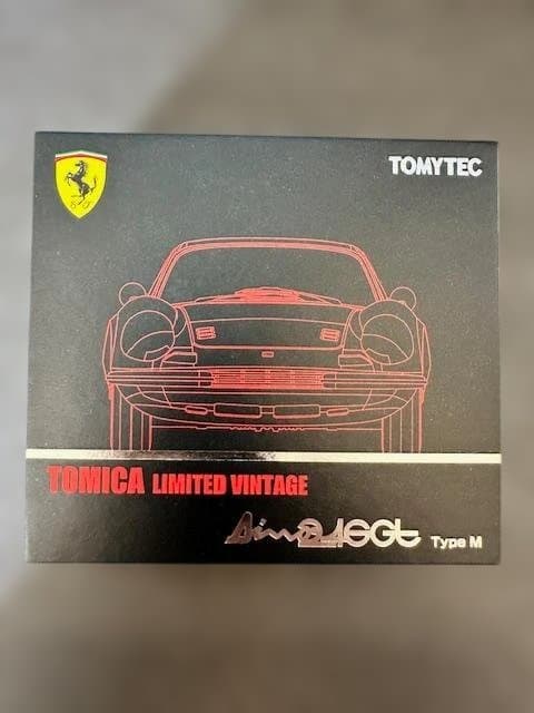 【未使用・TOMYTEC】フェラーリ ディーノ 246 GT Type M（赤）