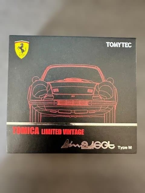 【未使用・TOMYTEC】フェラーリ ディーノ 246 GT Type M（赤）