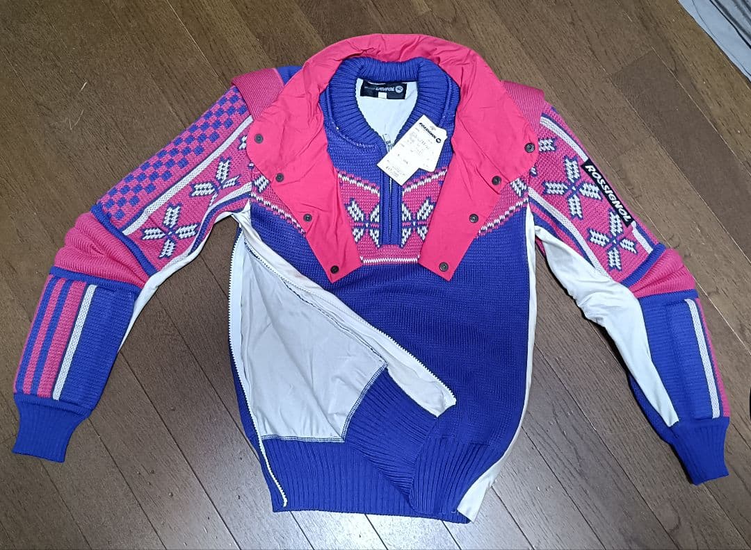 未使用 スラロームセーター ロシニョール ROSSIGNOL 値札43000