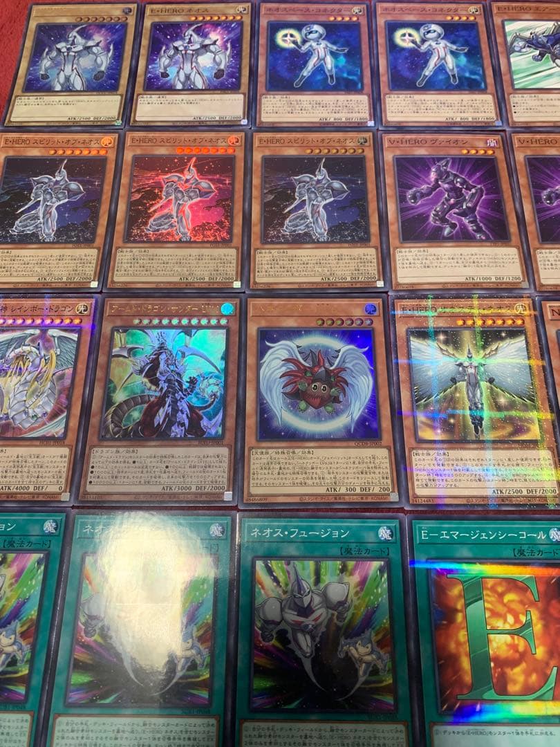 遊戯王　本格構築ネオスHEROデッキ40枚＋E X15枚＋α