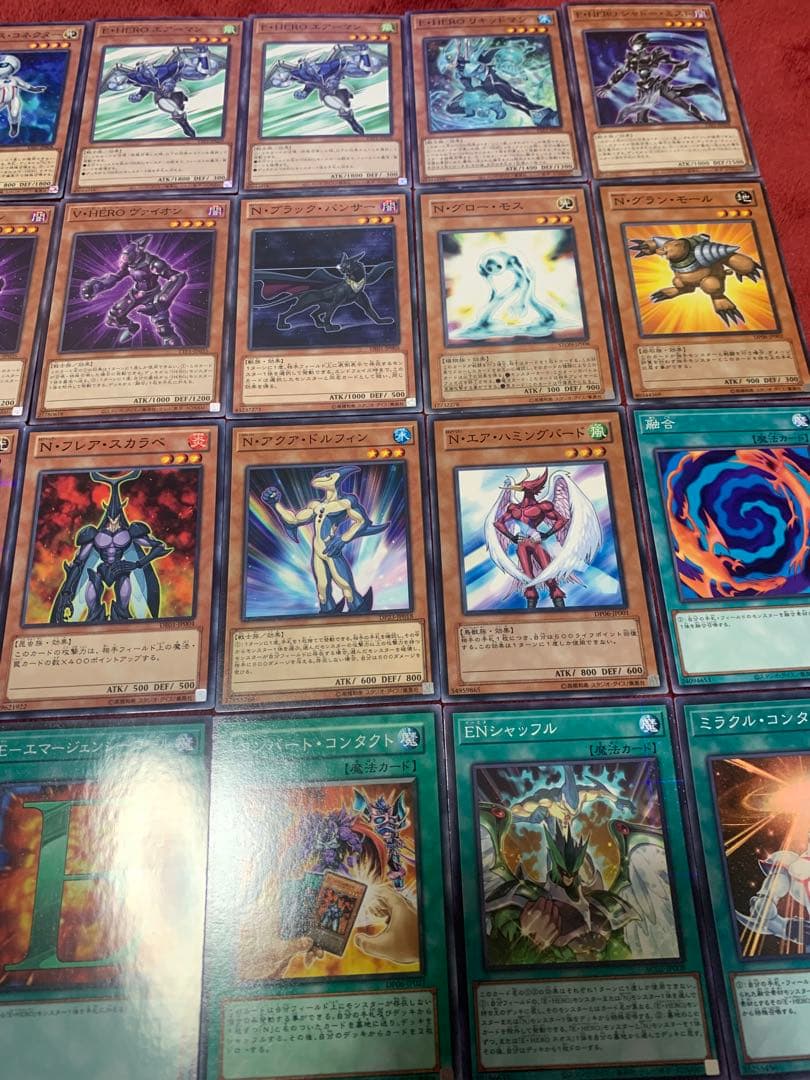遊戯王　本格構築ネオスHEROデッキ40枚＋E X15枚＋α