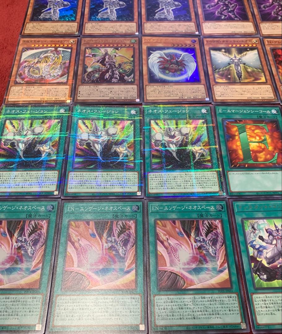 遊戯王　本格構築ネオスHEROデッキ40枚＋E X15枚＋α