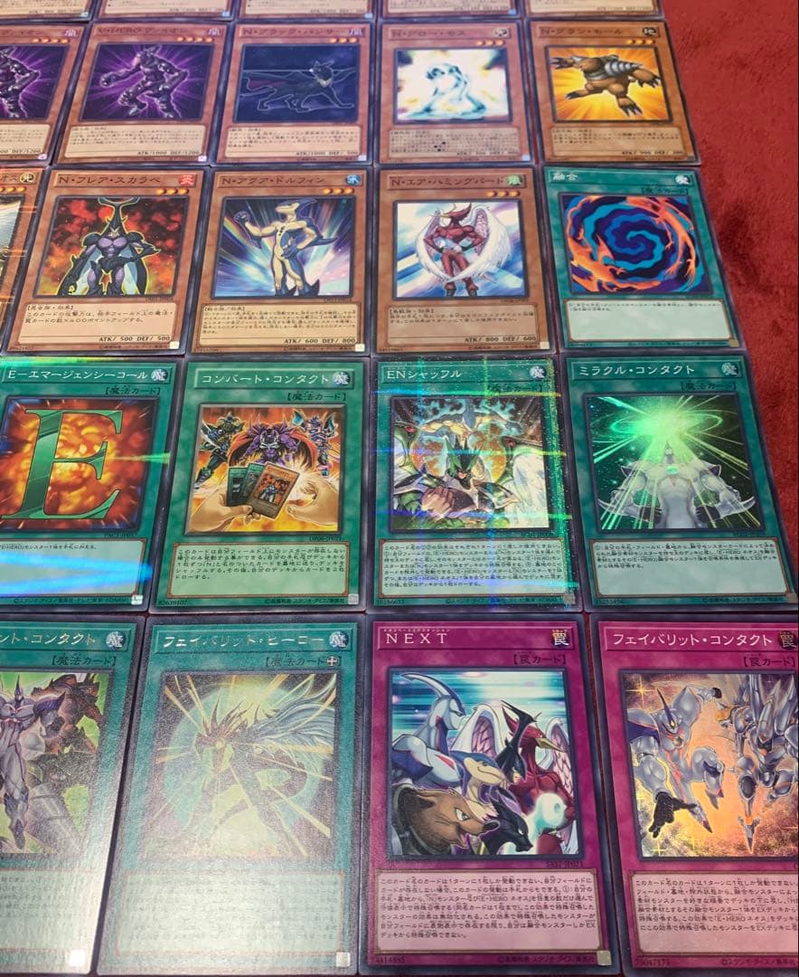 遊戯王　本格構築ネオスHEROデッキ40枚＋E X15枚＋α