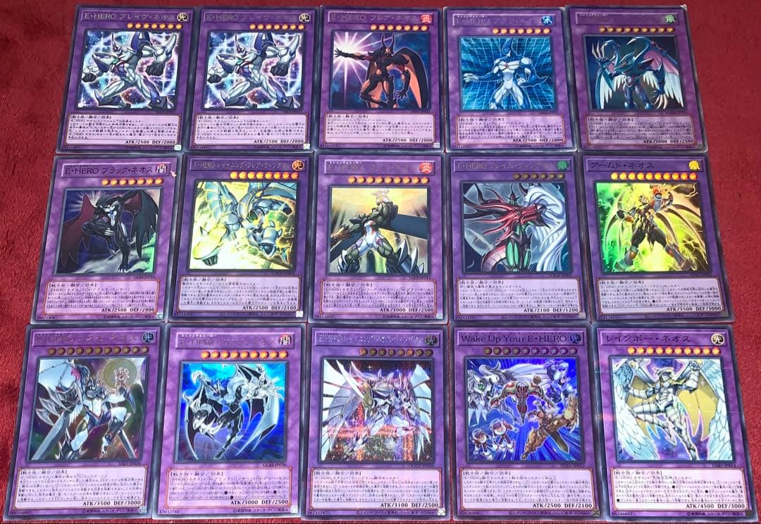 遊戯王　本格構築ネオスHEROデッキ40枚＋E X15枚＋α