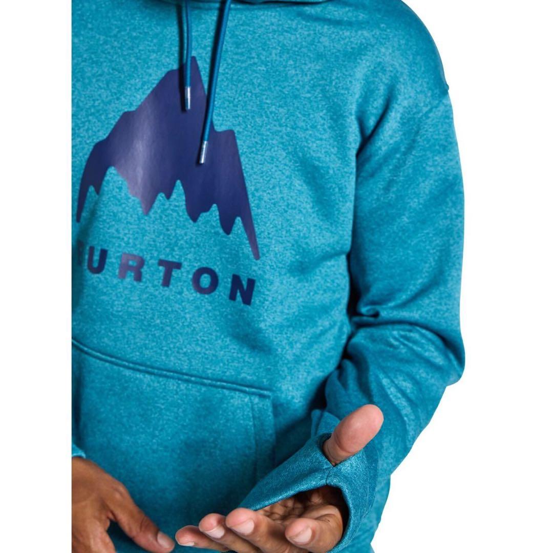 Burton ターコイズ フード付きスウェット