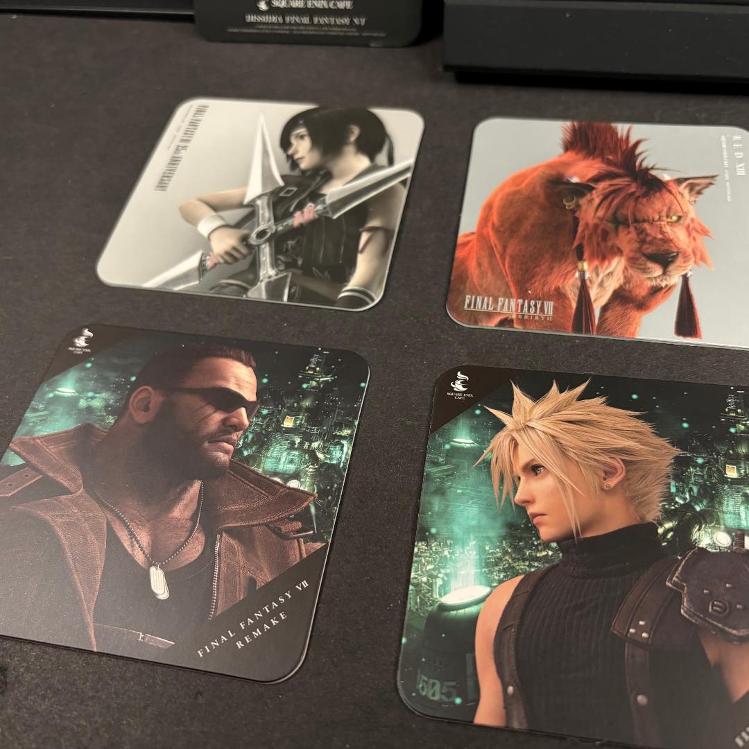 中古 未使用 ファイナルファンタジー スクウェアエニックス カフェ コースター